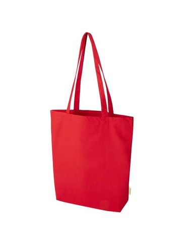 Orissa organiczna torba na zakupy 270 g/m² 10L, czerwony