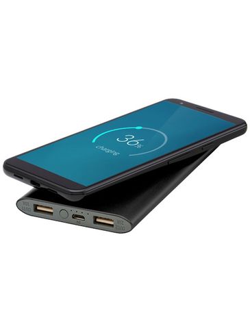 Juice bezprzewodowy powerbank, 8000 mAh, czarny