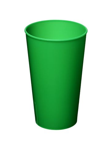 Kubek Arena o pojemności 375 ml wykonany z tworzywa sztucznego, zielony