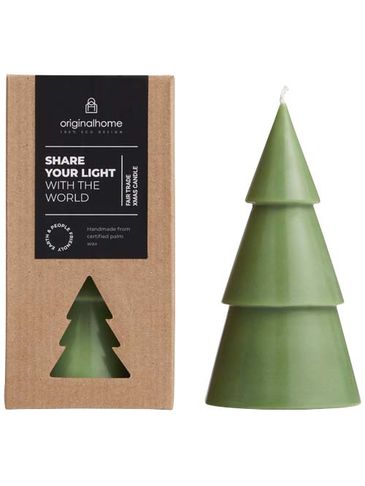 Orginal Home świeca choinkowa matcha – L, zielony melanż