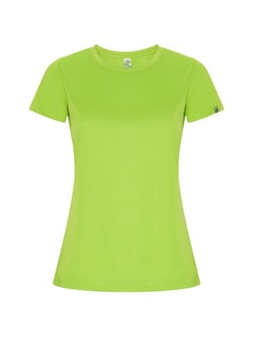 Imola sportowa koszulka damska z krótkim rękawem, fluor green