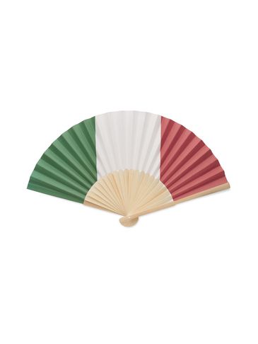 FUNFAN - Ręczny wachlarz z flagą