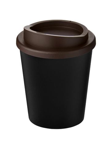 Kubek Americano® Espresso Eco z recyklingu o pojemności 250 ml , czarny / brązowy