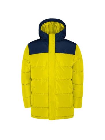 Tallin ocieplana kurtka unisex, żółty / navy blue