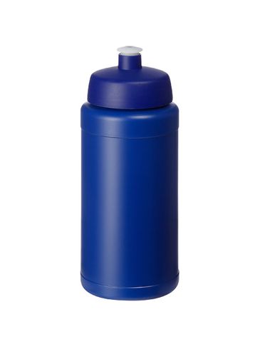 Baseline 500 ml butelka sportowa z recyklingu, niebieski / niebieski