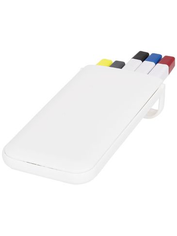 Zestaw piśmienniczy Office, biały