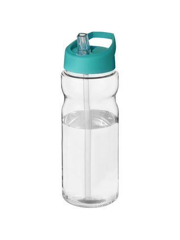 Bidon H2O Active® Base Tritan™ o pojemności 650 ml z dzióbkiem, przezroczysty bezbarwny / błękitny