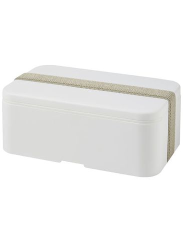 MIYO jednopoziomowe pudełko na lunch , biały / szary kamienny