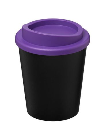 Kubek Americano® Espresso Eco z recyklingu o pojemności 250 ml , czarny / fioletowy