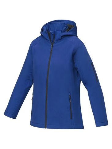 Notus damska ocieplana kurtka softshell, niebieski