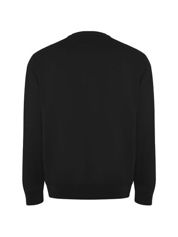 Batian bluza unisex z okrągłym dekoltem, czarny