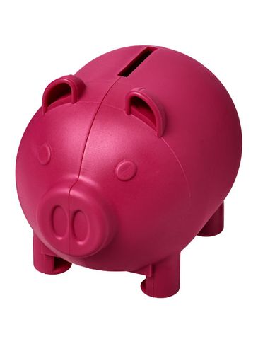 Oink świnka skarbonka z tworzyw sztucznych pochodzących z recyklingu, różowy