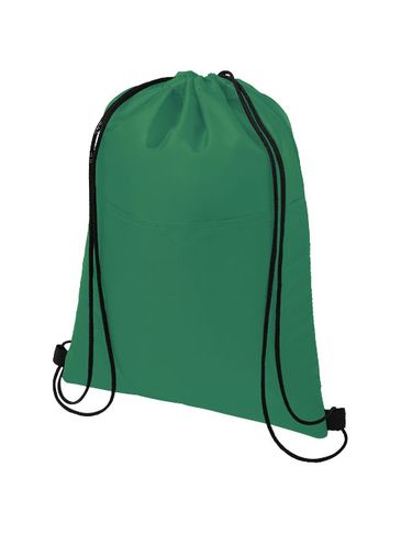 Torba chłodząca na 12 puszek Oriole ściągana sznurkiem, zielony