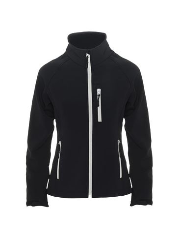 Antartida damska kurtka typu softshell, czarny