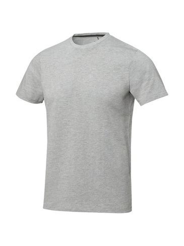 Męski t-shirt Nanaimo z krótkim rękawem, szary melanż