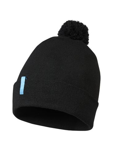 Olivine czapka typu beanie z ponownie przetworzonego GRS, czarny