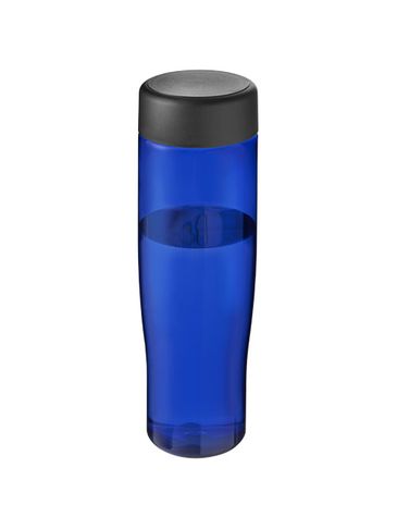 H2O Active® Tempo 700 ml screw cap water bottle, niebieski / czarny