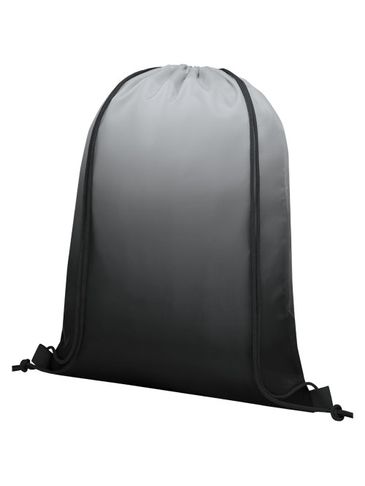 Gradientowy plecak Oriole ściągany sznurkiem, czarny