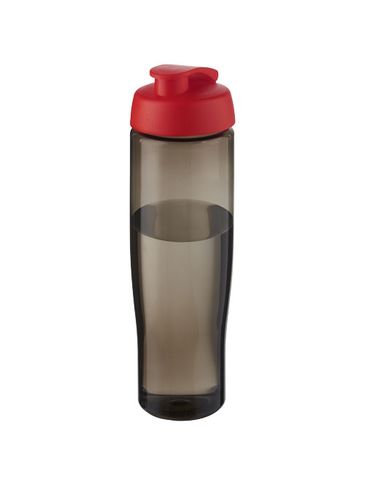 H2O Active® Eco Tempo 700 ml bidon z klapką, czerwony / ciemnografitowy