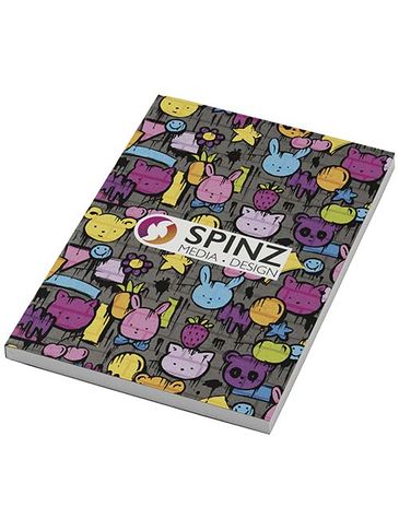 Notatnik Novella Austen A5 w miękkiej okładce — 100 kartek, szary