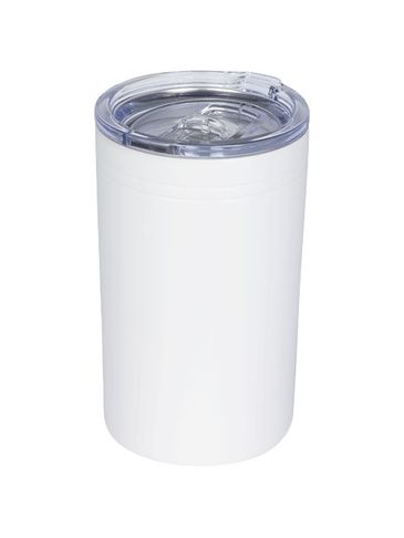 Kubek termiczny izolowany próżniowo Pika 330 ml, biały