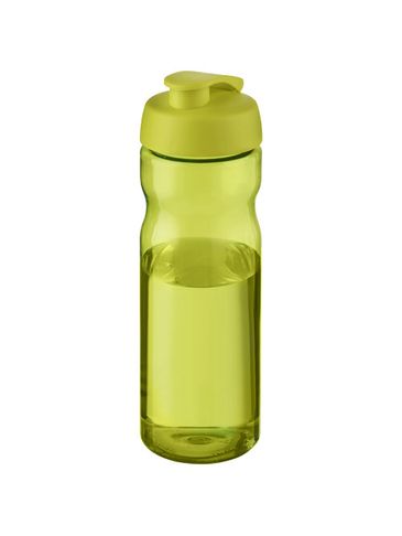 Bidon H2O Base® o pojemności 650 ml z wieczkiem zaciskowym, limonka / limonka