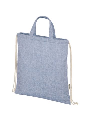 Pheebs plecak ściągany sznurkiem, niebieski melanż