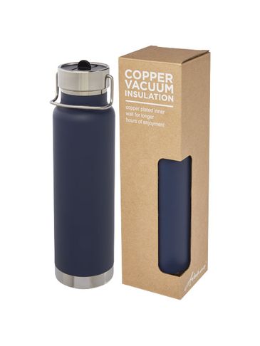 Thor sportowy termos miedziany, 750 ml, ciemnoniebieski