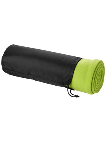 Koc z pokrowcem Huggy 150 x 120 cm, limonka