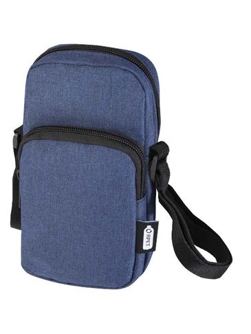 Ross etui na telefon z materiałów z recyklingu z certyfikatem GRS, granatowy melanż