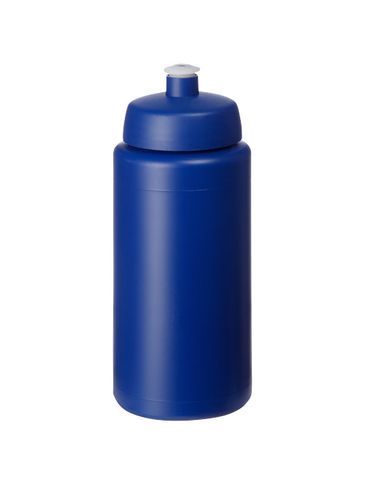 Bidon Baseline® Plus o pojemności 500 ml ze sportowym wieczkiem i uchwytem, niebieski