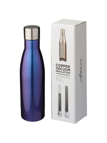 Vasa Aurora butelka z miedzianą izolacją próżniową o pojemności 500 ml, niebieski