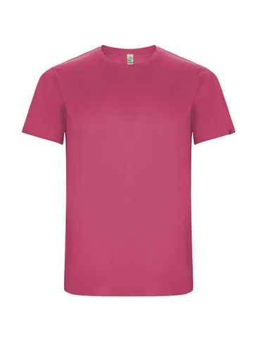 Imola sportowa koszulka męska z krótkim rękawem, pink fluor