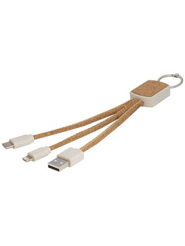 Bates słoma pszeniczna i korek, kabel do ładowarki 3 w 1, piasek pustyni