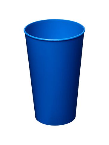 Kubek Arena o pojemności 375 ml wykonany z tworzywa sztucznego, średnioniebieski