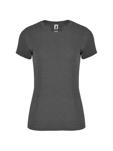 Fox koszulka damska z krótkim rękawem, czarny melanż