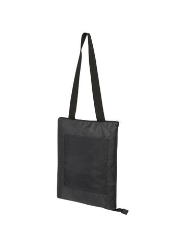 Clary koc piknikowy z poliestru pochodzącego z recyklingu z certyfikatem GRS, czarny