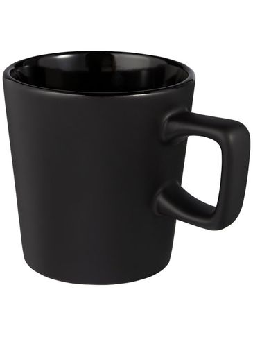 Ross ceramiczny kubek, 280 ml, czarny matowy