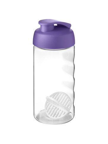 Shaker H2O Active Bop o pojemności 500ml, fioletowy / przezroczysty