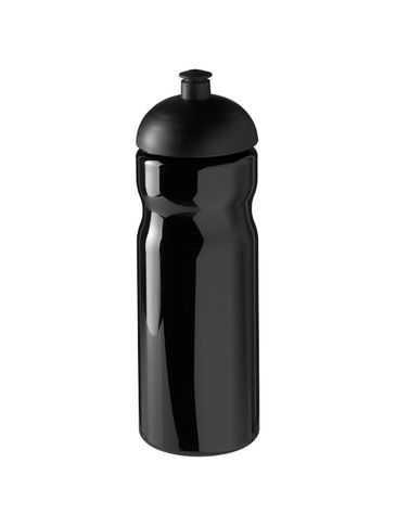 Bidon H2O Base® o pojemności 650 ml z wypukłym wieczkiem, czarny