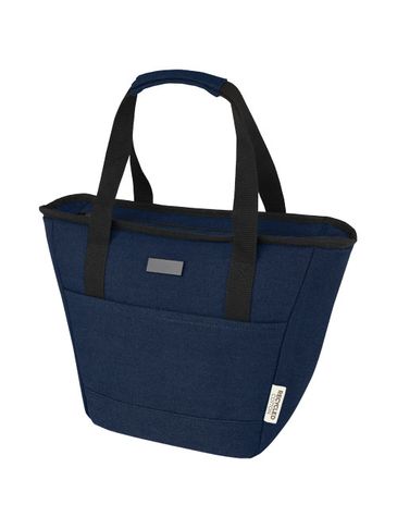 Joey torba termoizolacyjna na lunch z recyklingu z certyfikatem GRS o pojemności 6 l, mieszcząca 9 puszek, granatowy