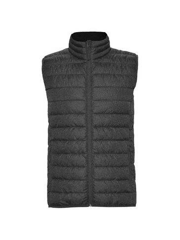 Oslo ocieplana kamizelka męska, czarny melanż