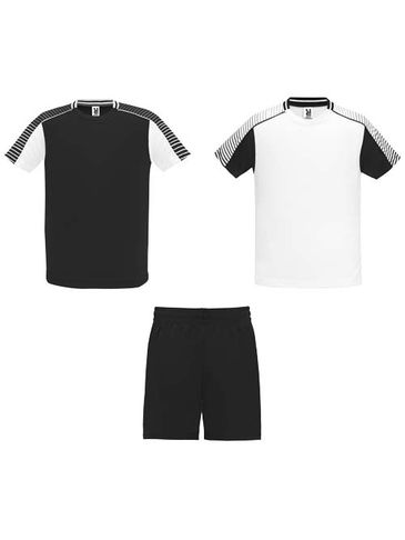 Juve zestaw sportowy unisex, biały / czarny