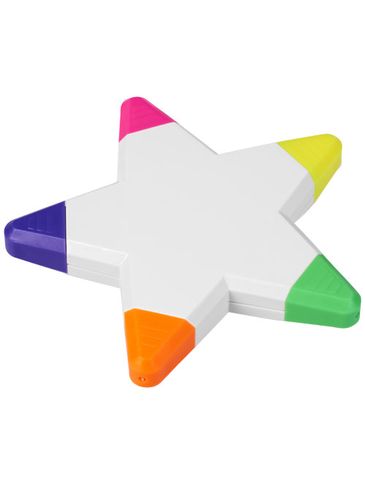 Zakreślacz gwiazda Solvig, biały