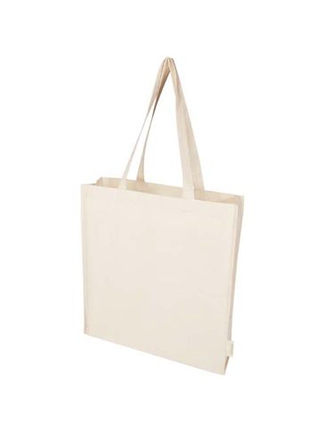 Orissa organiczna torba na zakupy z bawełny 180 g/m² z pełnym dnem, 14 l, piasek pustyni