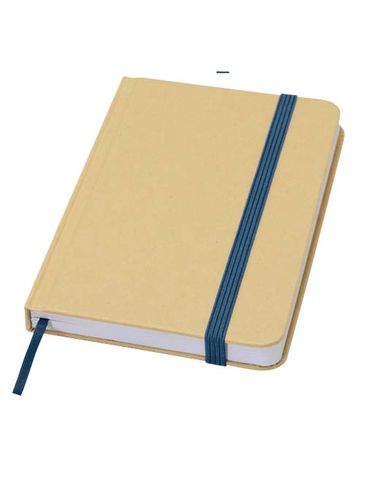 Reed notatnik A6 z twardą okładką z materiałów z recyklingu i gładkimi stronami, błękit oceanu