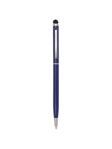 Ore aluminium ballpoint pen with stylus (blue ink), błękit oceanu