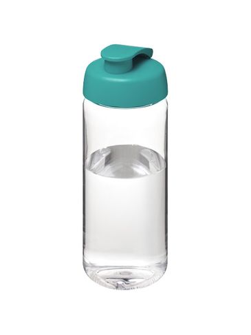 Bidon H2O Active® Octave Tritan™ o pojemności 600 ml, przezroczysty bezbarwny / błękitny