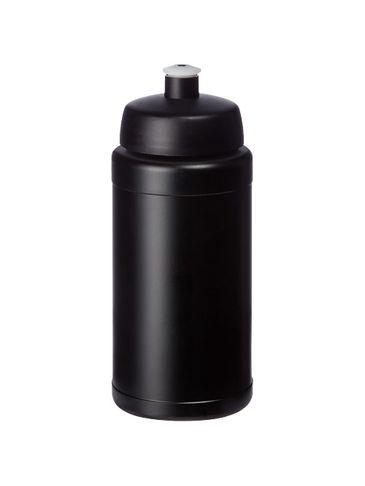 Bidon Baseline® Plus o pojemności 500 ml z wieczkiem sportowym, czarny