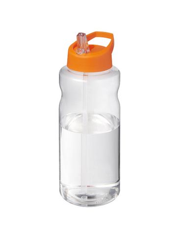 H2O Active® Big Base bidon z dzióbkiem o pojemności 1 litra, pomarańczowy